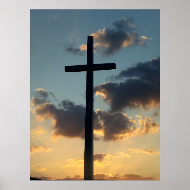 Poster Le Roi ressuscité Le coucher de soleil de Pâques P (Devant)