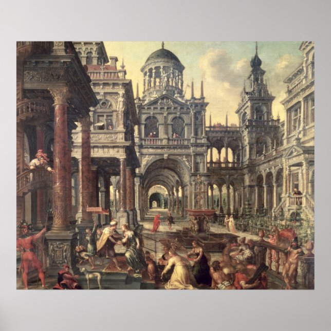 Poster Le roi Salomon et la reine de Saba (Devant)