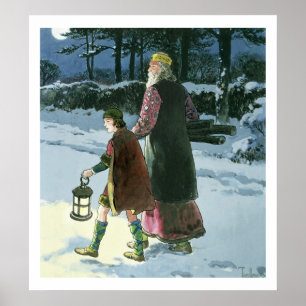 Poster Le Roi Wenceslas (c.907-c.929) des 'piaulements