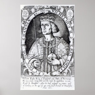 Poster Le roi William II d'Angleterre, 1618