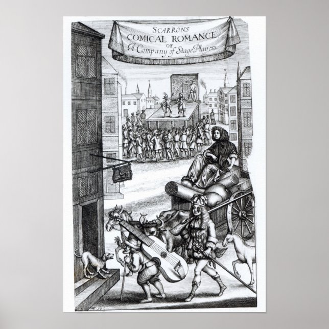 Poster Le roman comique" par Paul Scarron (Devant)