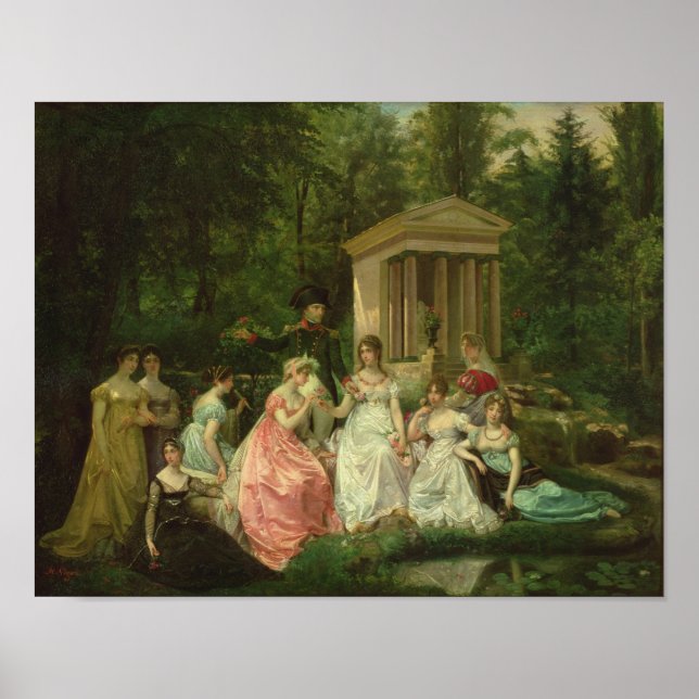 Poster Le Rose de Malmaison, vers 1867 (Devant)