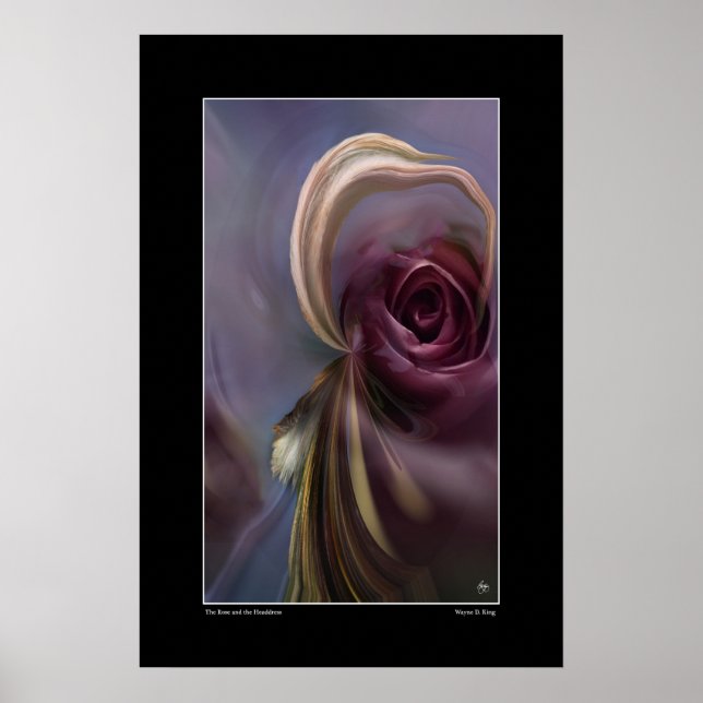 Poster Le Rose et l'affiche du coiffeur (Devant)