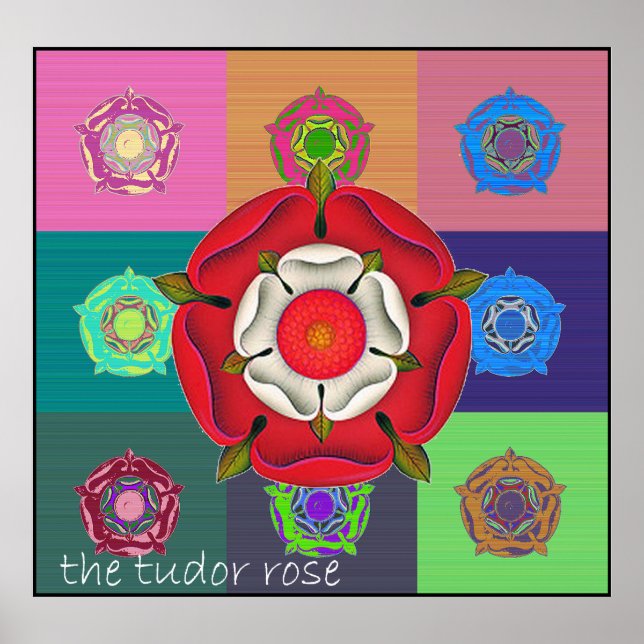 Poster Le Rose Pop Art Tudor (Devant)