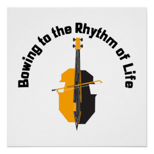 Poster Le rythme de la vie au bonjour