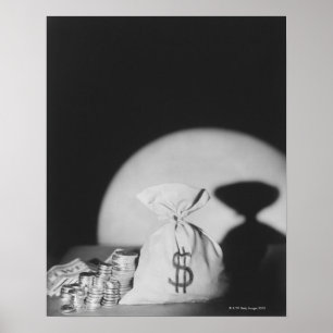 Poster Le sac d'argent