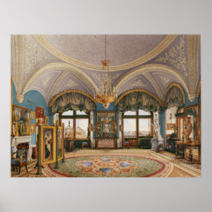 Poster Le salon faisant le coin de l'empereur Nicholas I