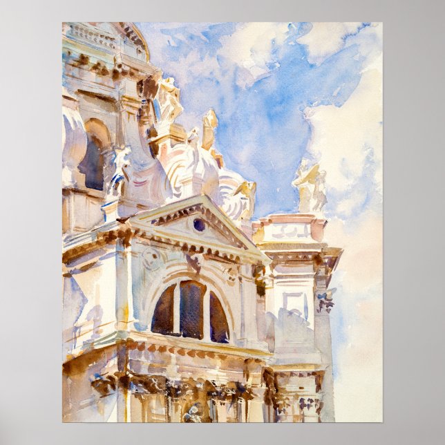 Poster Le salut, Venise par John Singer (Devant)