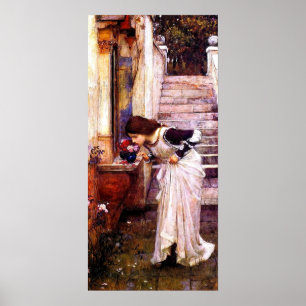Poster Le Sanctuaire de John William Waterhouse