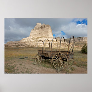 Poster le Scott's Bluff dans le Nebraska d'aujourd'hui