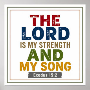 Poster Le Seigneur est ma force et mon chant Clair
