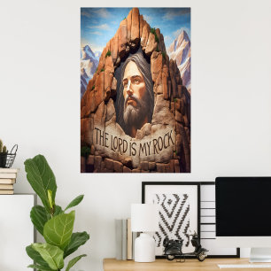Poster Le Seigneur Est Mon Rocher