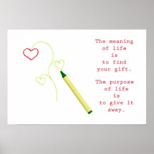 Poster Le sens de la vie