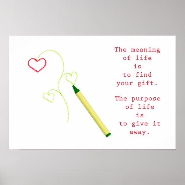 Poster Le sens de la vie (Devant)