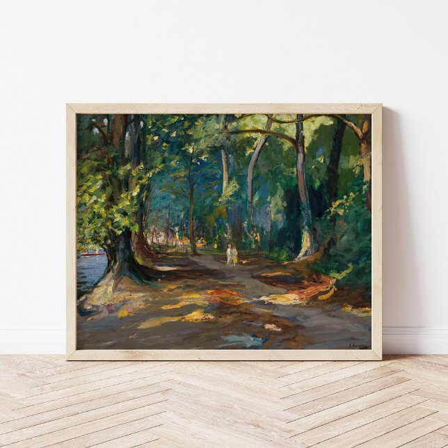 Poster Le sentier du fleuve | Sir John Lavery (Créateur téléchargé)