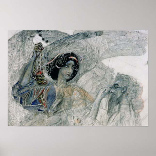 Poster Le Seraphe à six ailes du Prophète (Devant)