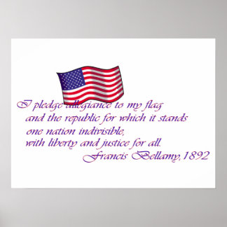 Poster Le serment d'allégeance - 1892