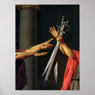 Poster Le serment d'Horatii, 1784