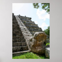 Le Serpent, Chichen Ixta, Ruines Mayas, Mexique