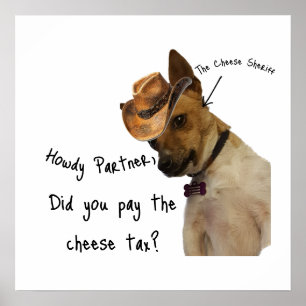 Poster Le shérif au fromage