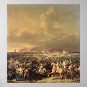 Poster Le siège de Lille par Albert de Saxe-Tachen