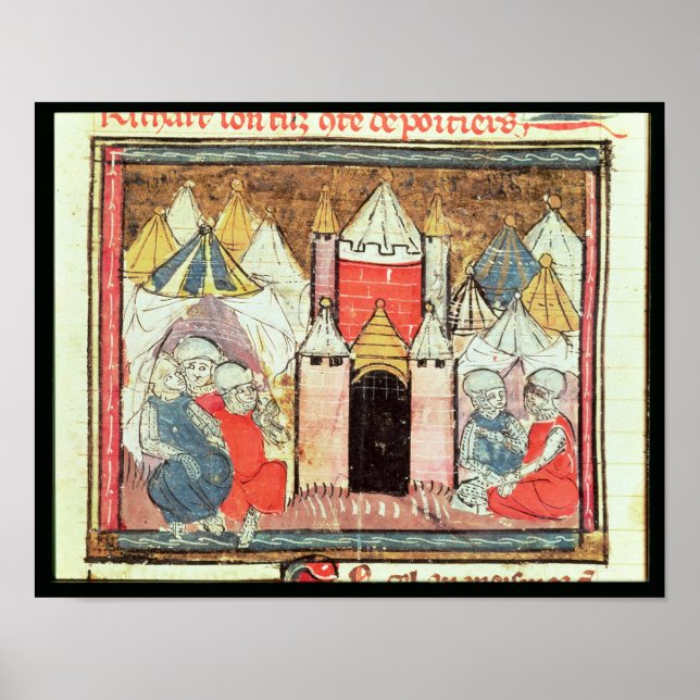 Poster Le siège du château-Gaillard (Devant)