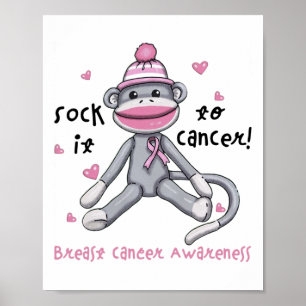 Poster Le Singe Sensibilisant Au Cancer Du Sein Le Consac