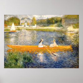 Poster Le Skiff de Pierre-Auguste Renoir - Impressionnist