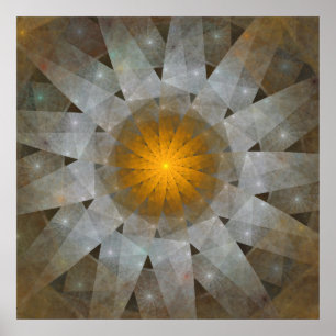 Poster 'Le soleil d'Origami'