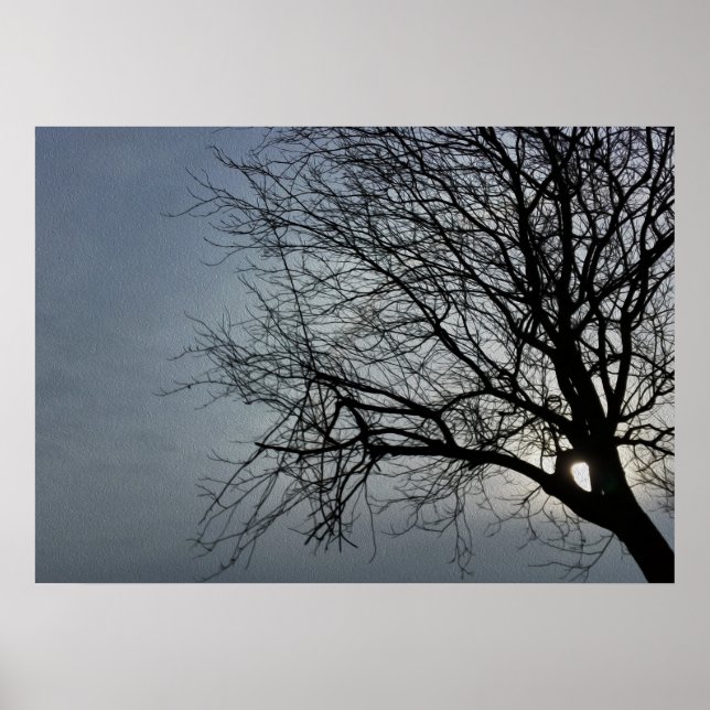 Poster le soleil se cache (Devant)