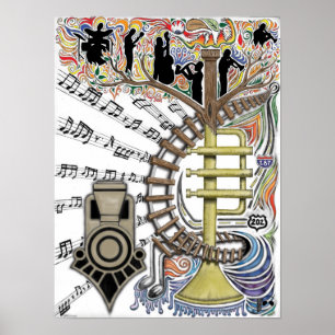 Poster "Le Son Entendu À Travers Les Arbres"