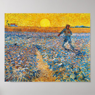 Poster Le Sower, Van Gogh