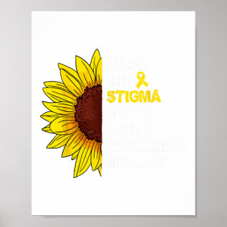 Poster Le Stigma Problèmes de sensibilisation à la santé