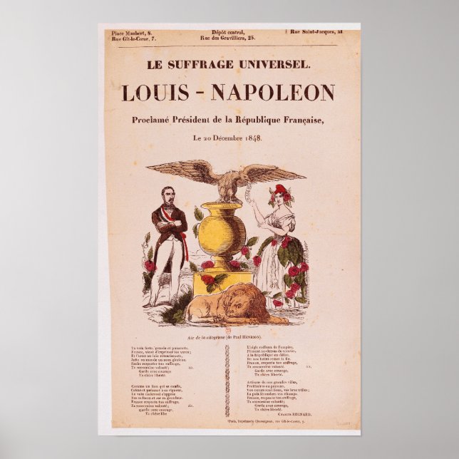 Poster Le Suffrage Universel (Devant)