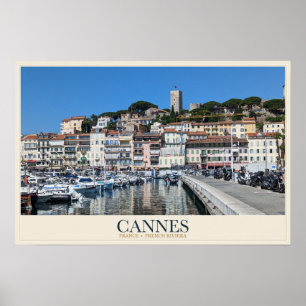 Poster Le Suquet et Vieux Port à Cannes