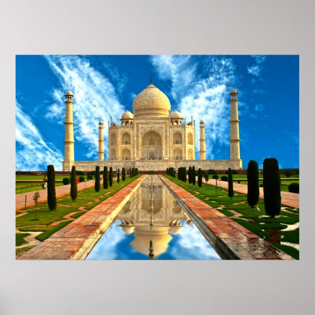 Poster Le Taj Mahal, les plus belles maisons du monde (Devant)