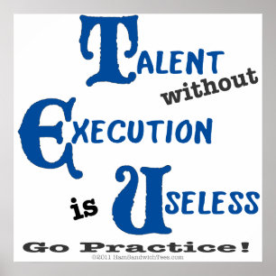 Poster Le talent d'Executionless est gaspillé