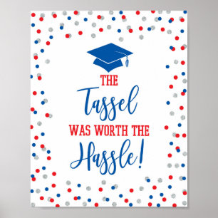 Poster Le Tassel valait la peine du panneau de graduation