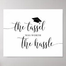Le Tassel Vaut Le Signe De Graduation Hassle