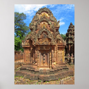 Poster Le temple de Banteay Srei Chandi