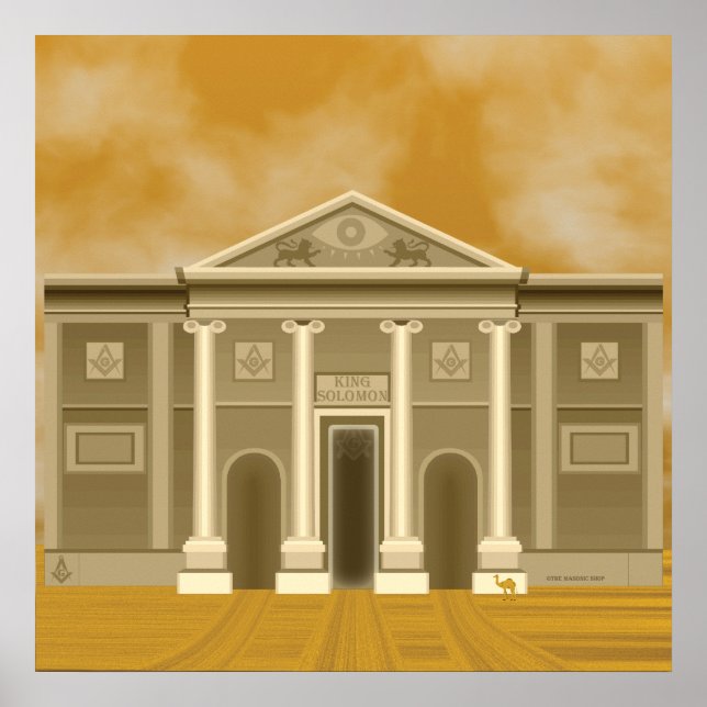 Poster Le temple du roi Salomon (Devant)