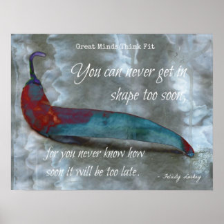 Poster Le temps de la condition physique est maintenant!