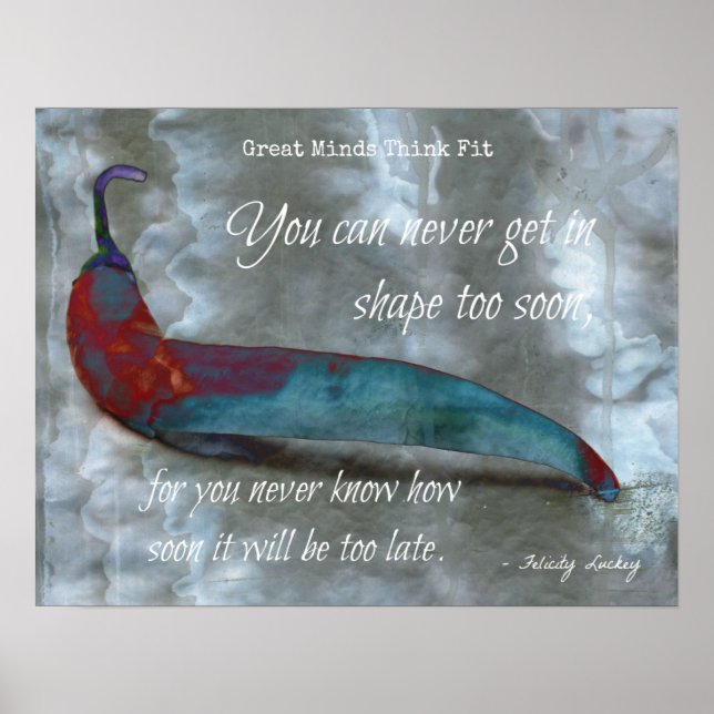 Poster Le temps de la condition physique est maintenant! (Devant)