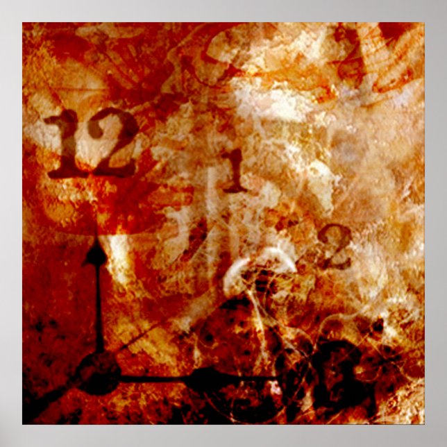 Poster Le temps est de l'essentiel (Devant)