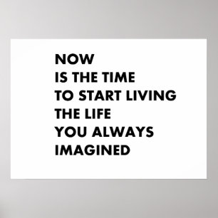 Poster Le temps est venu de vivre