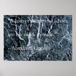 Poster Le temps et le conseil d'un avocat