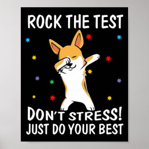 Poster Le test ne stresse pas juste faire votre meilleur