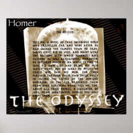 Poster Le texte Odyssey