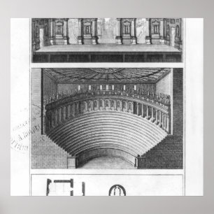 Poster Le théâtre olympique de Vicence