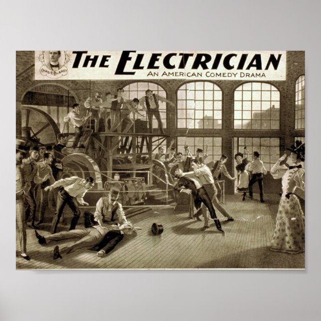 Poster Le théâtre rétro-électricien (Devant)